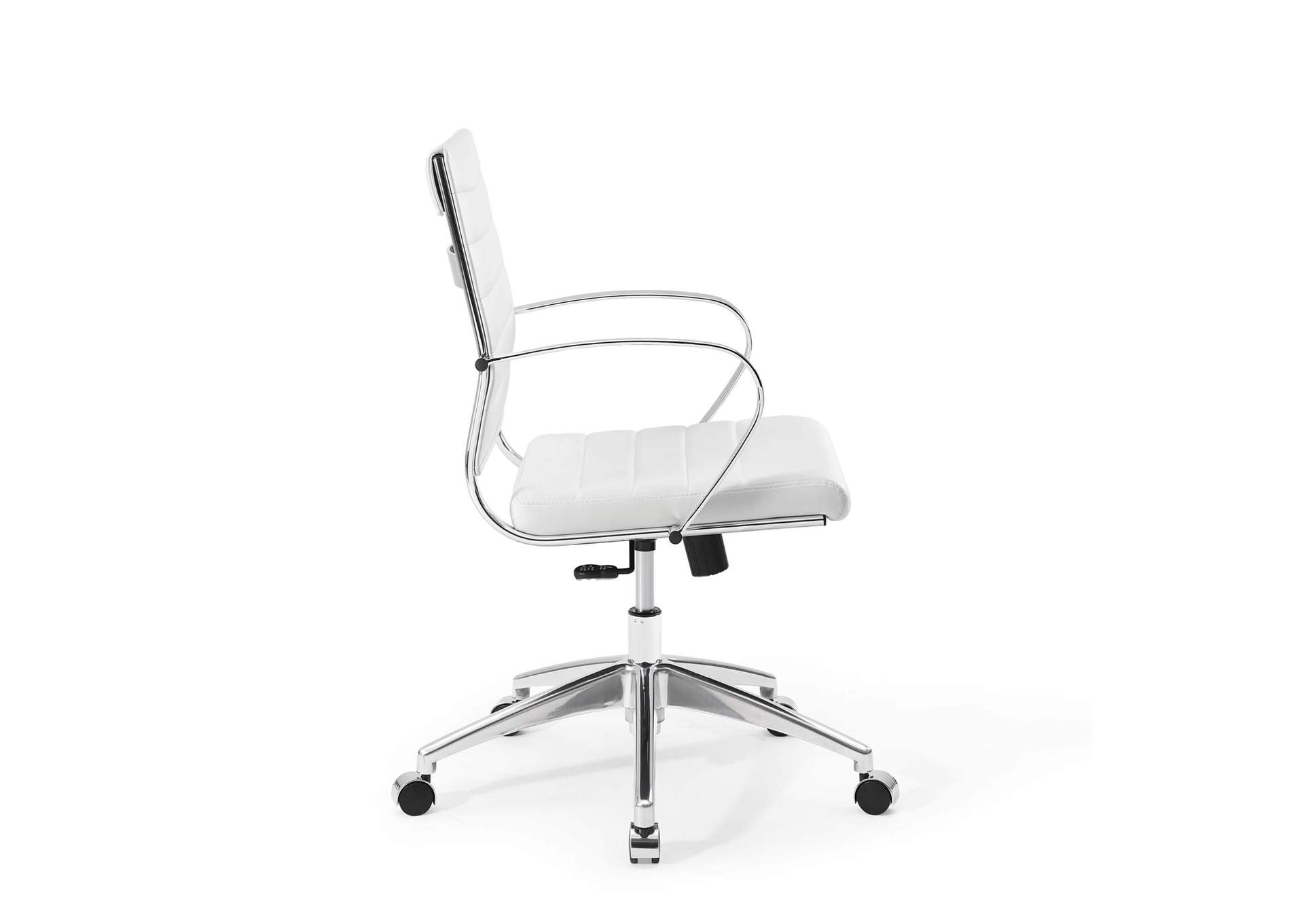 White Jive Mid Back Office Chair,Modway