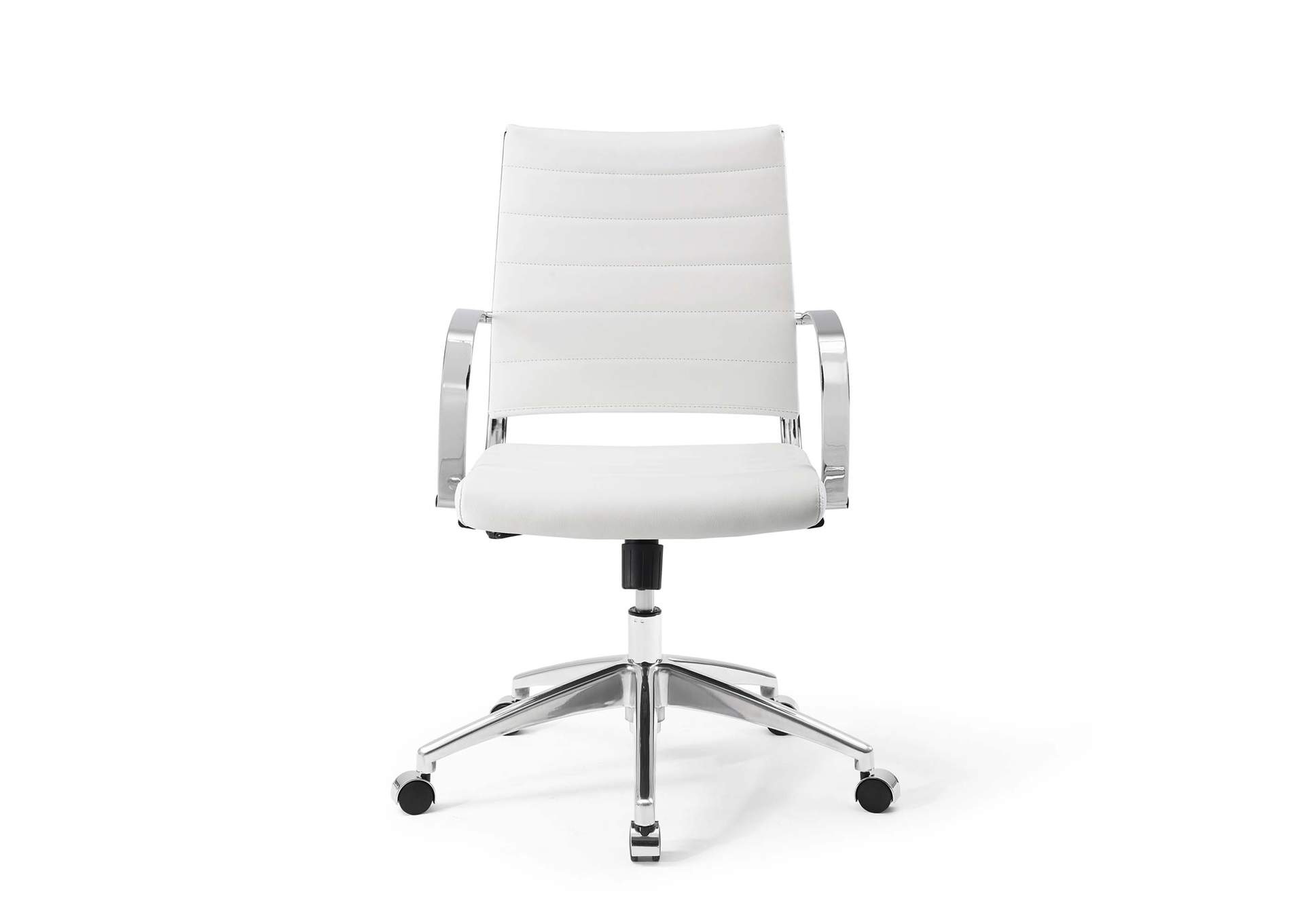 White Jive Mid Back Office Chair,Modway