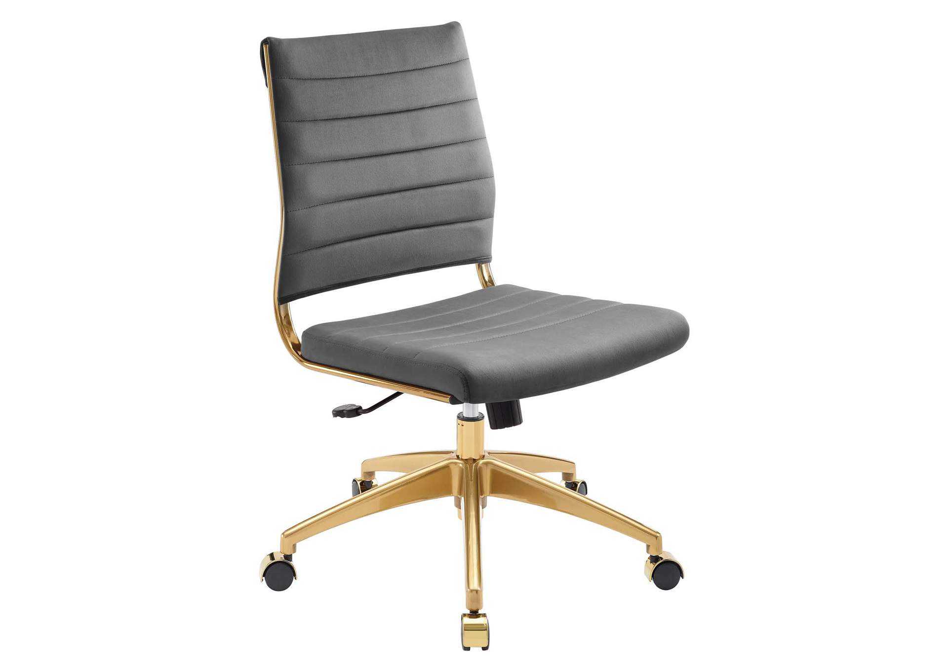 Jive Armless Mid Back Performance Velvet Office Chair,Modway