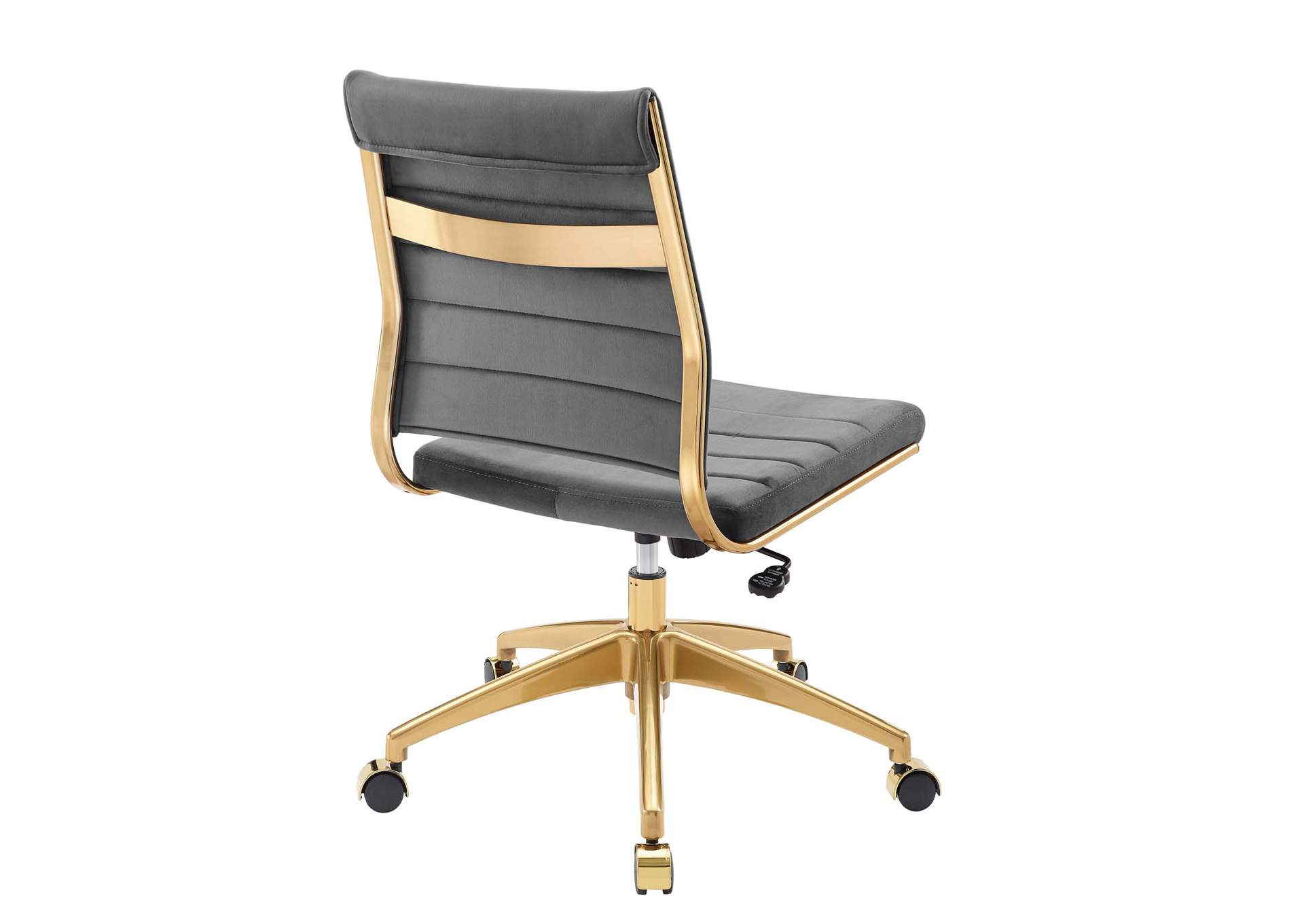 Jive Armless Mid Back Performance Velvet Office Chair,Modway