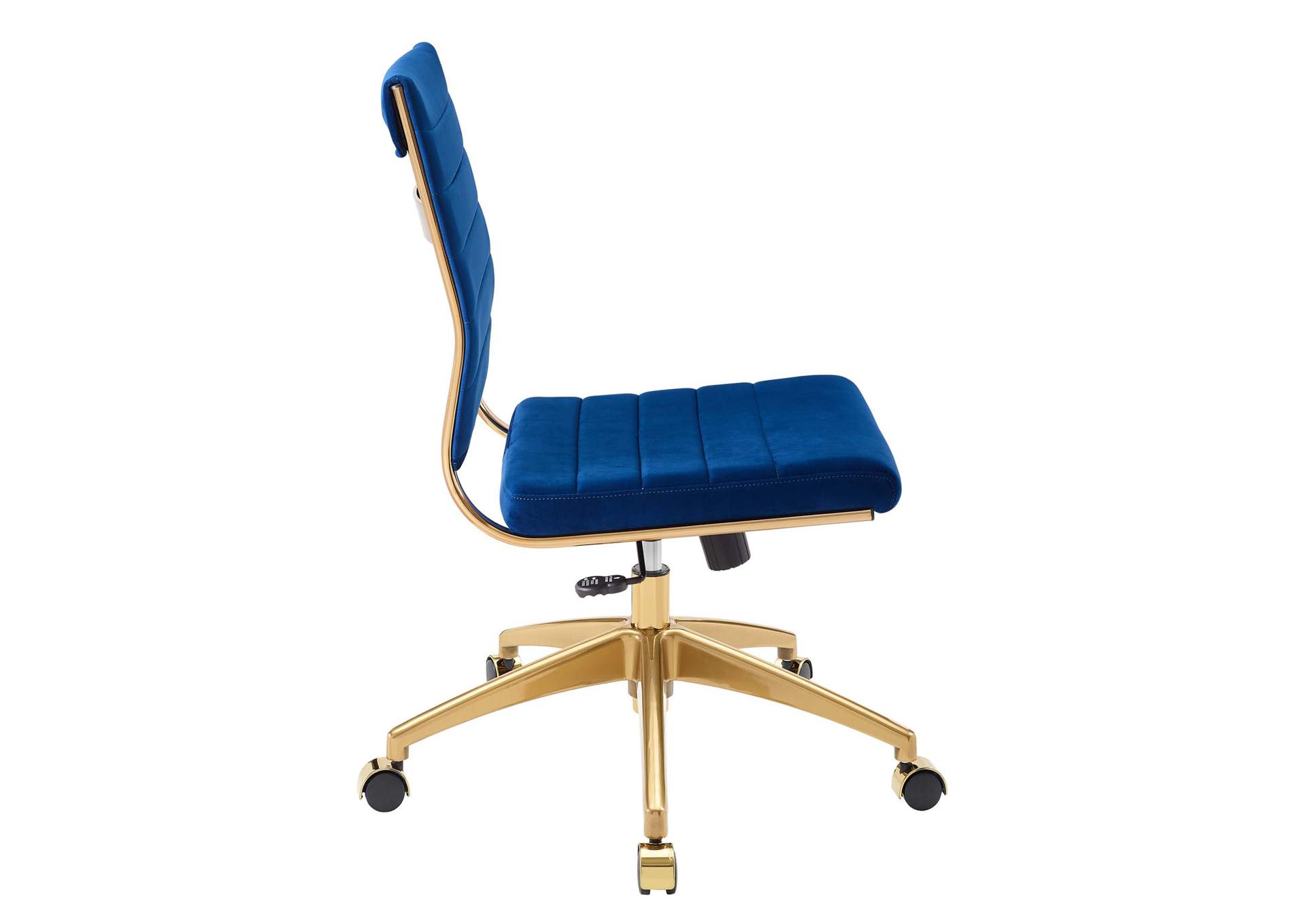 Jive Armless Mid Back Performance Velvet Office Chair,Modway