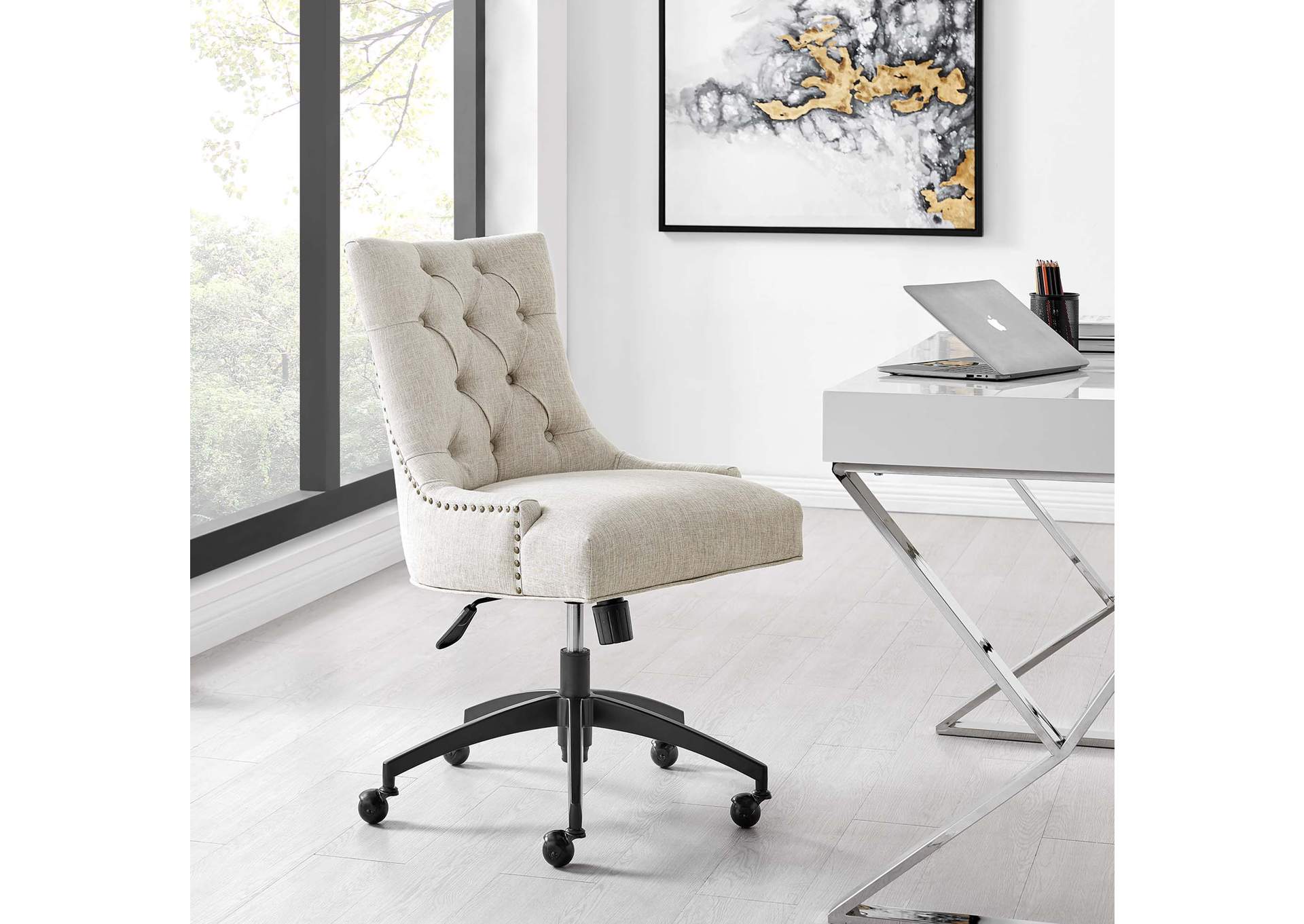 Regent Tufted Fabric Office Chair,Modway