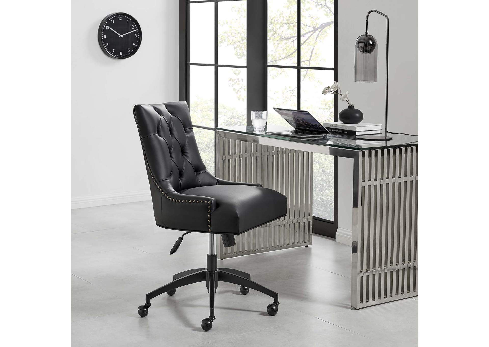 Regent Tufted Vegan Leather Office Chair,Modway