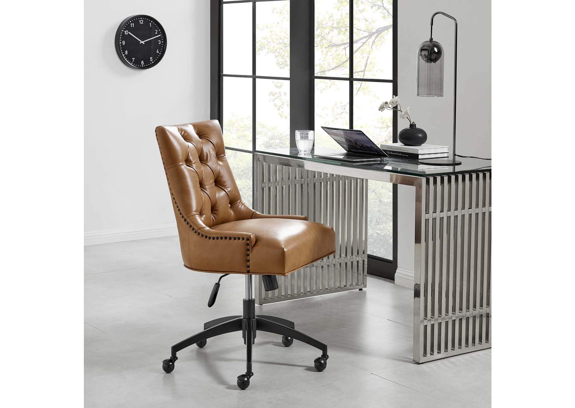 Regent Tufted Vegan Leather Office Chair,Modway