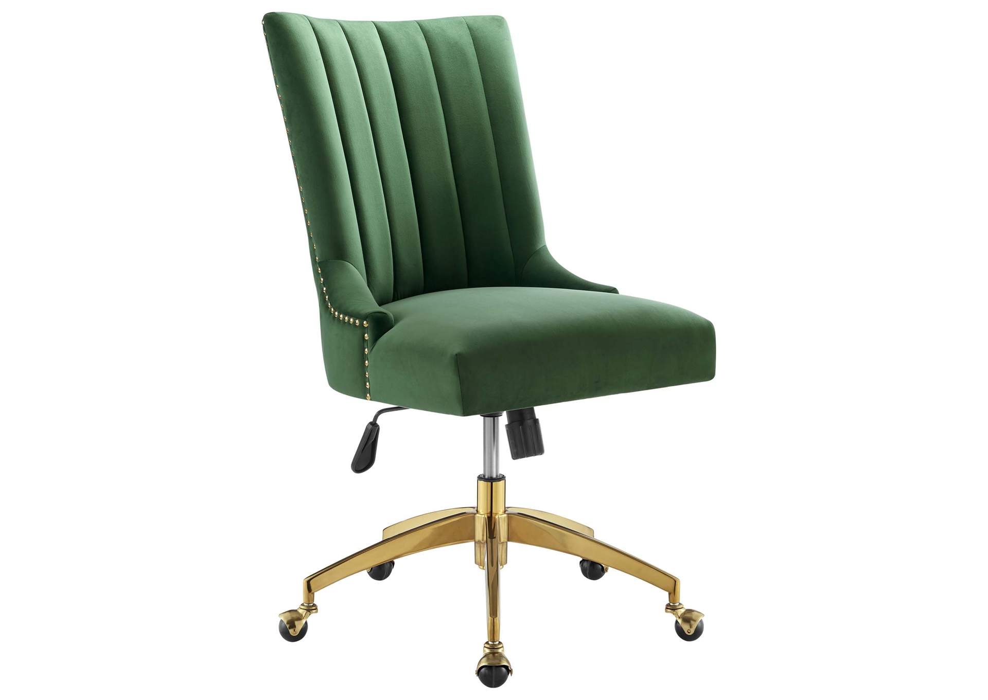 Empower Channel Tufted Performance Velvet Office Chair,Modway