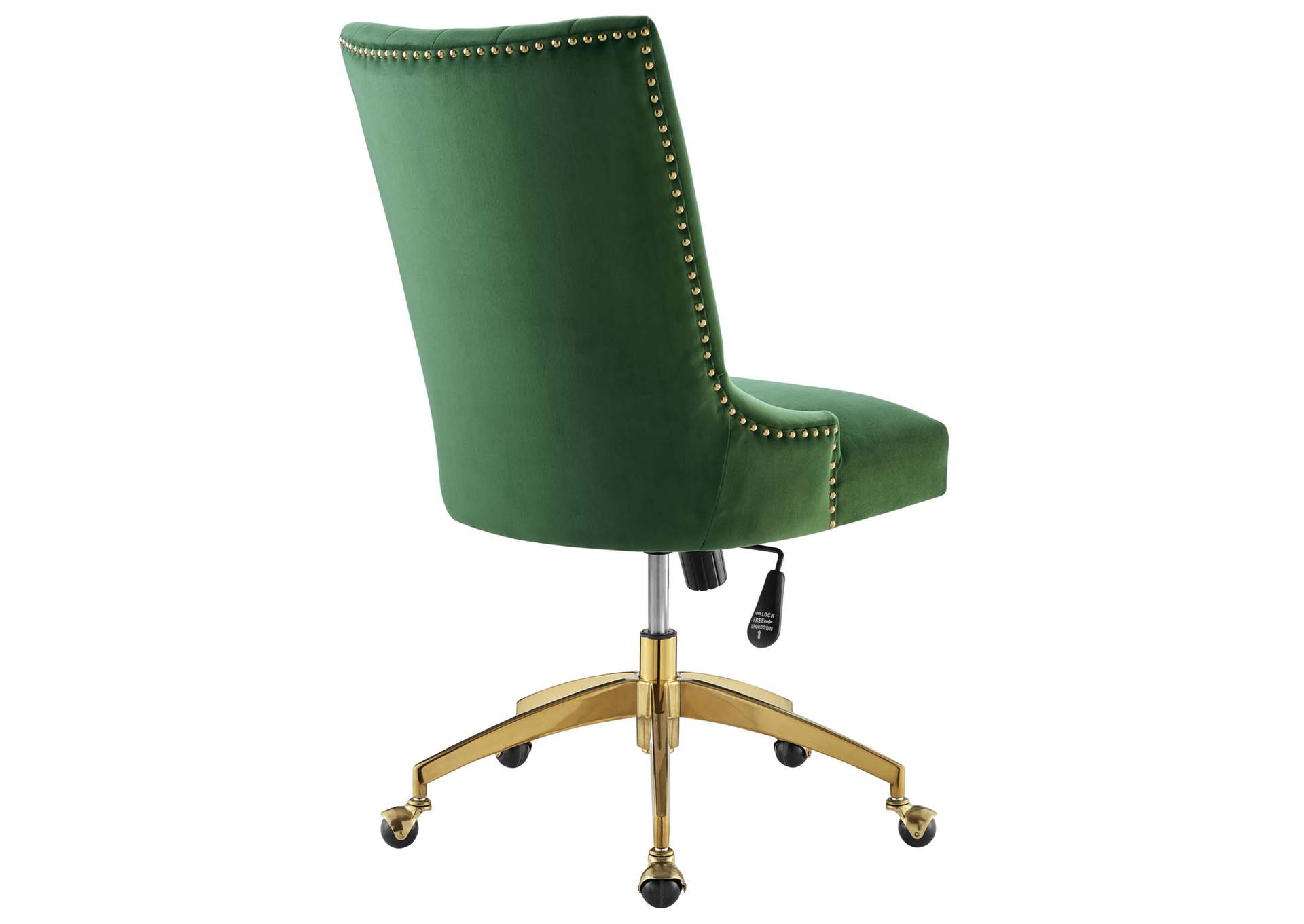 Empower Channel Tufted Performance Velvet Office Chair,Modway