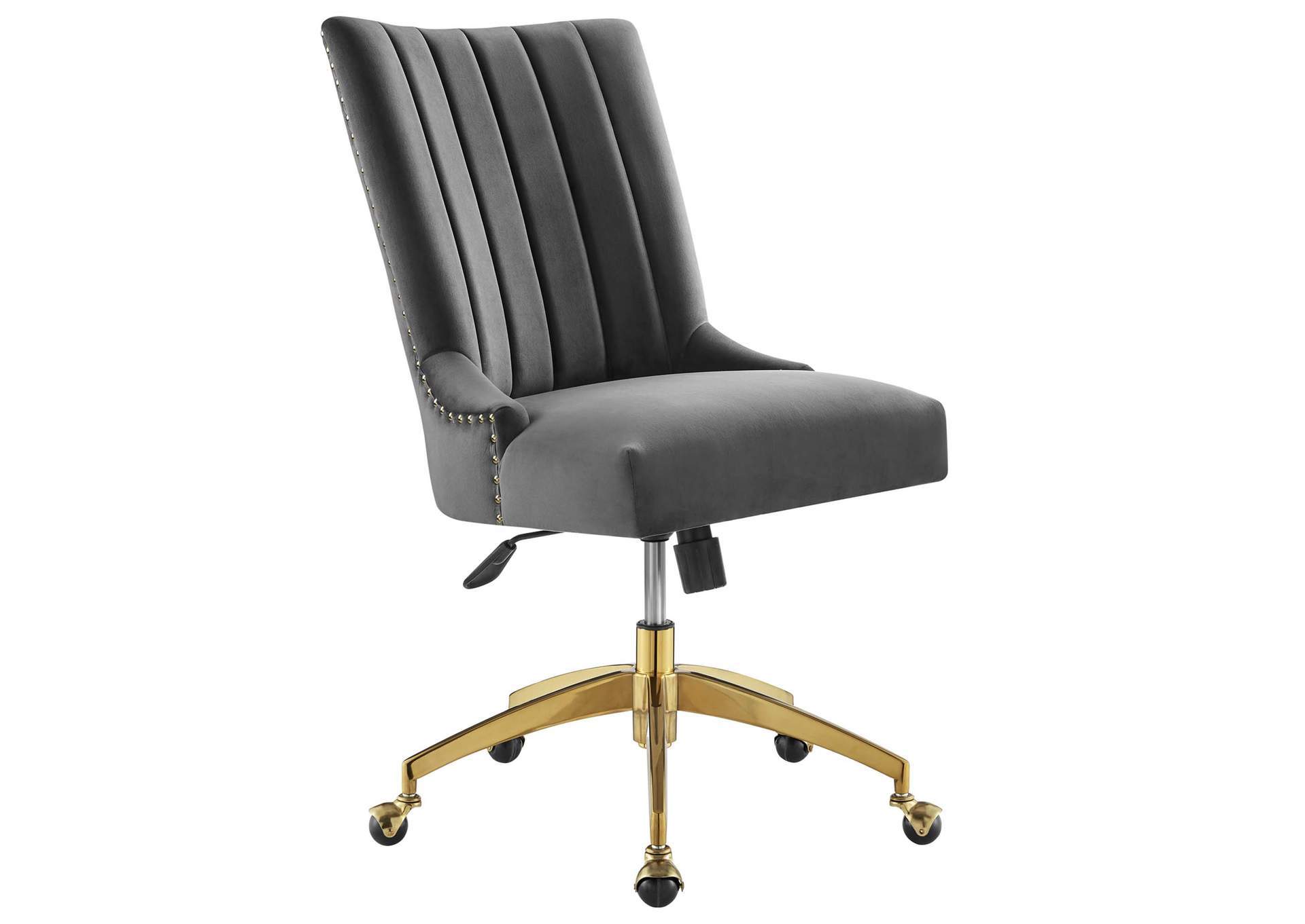 Empower Channel Tufted Performance Velvet Office Chair,Modway