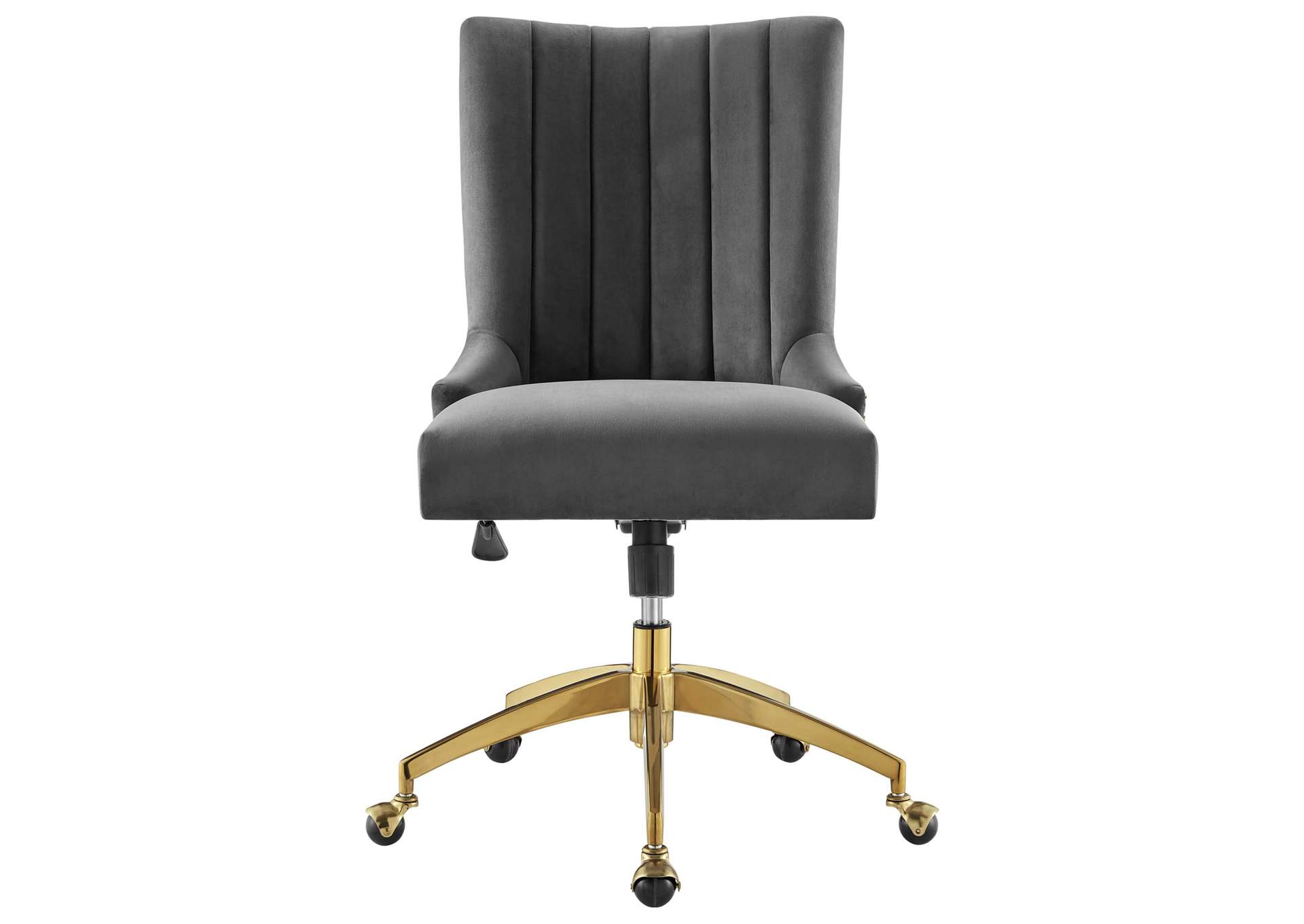 Empower Channel Tufted Performance Velvet Office Chair,Modway