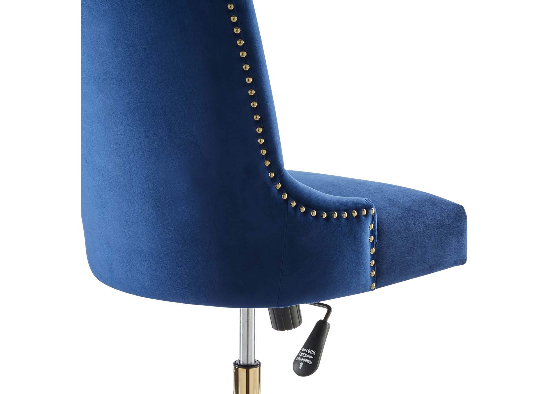 Empower Channel Tufted Performance Velvet Office Chair,Modway