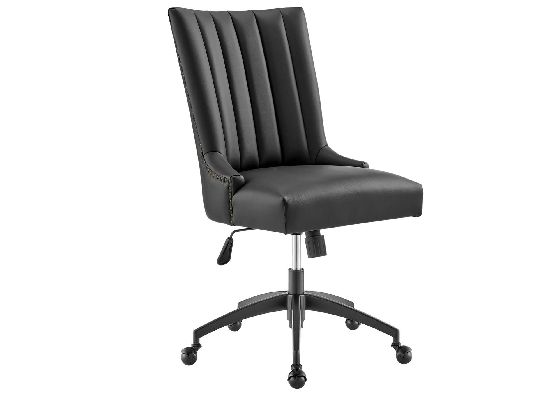 Empower Channel Tufted Vegan Leather Office Chair,Modway