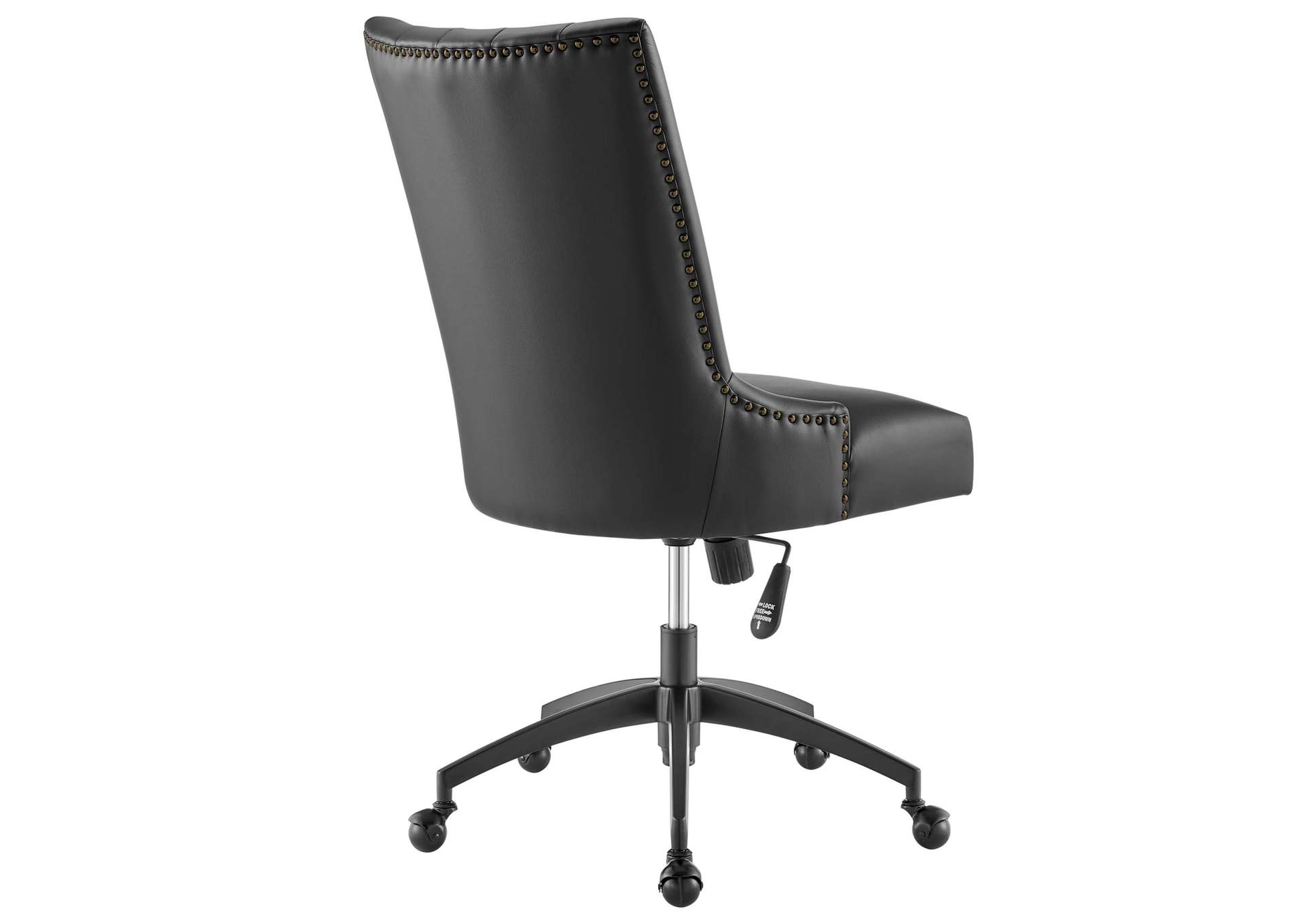 Empower Channel Tufted Vegan Leather Office Chair,Modway