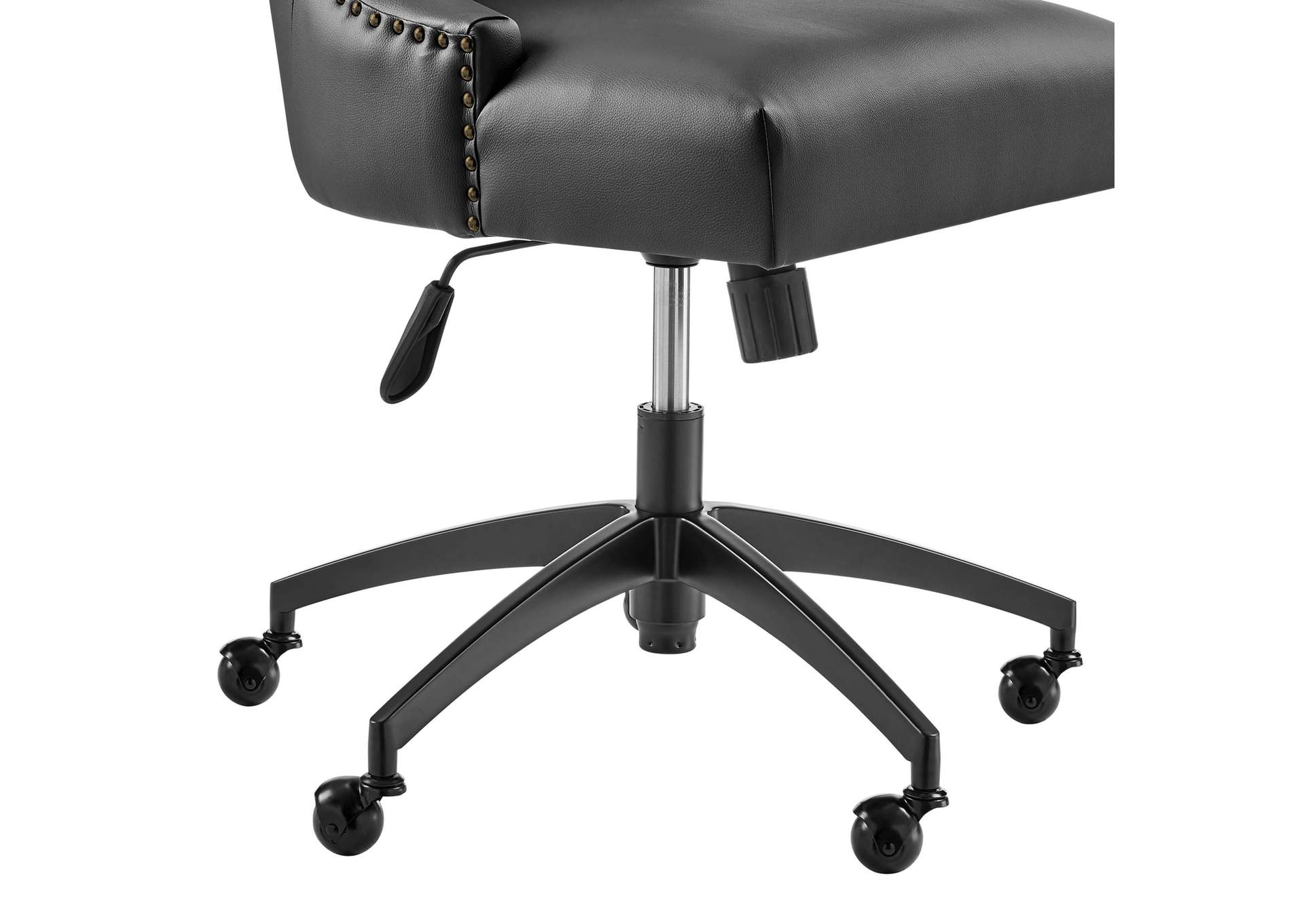 Empower Channel Tufted Vegan Leather Office Chair,Modway