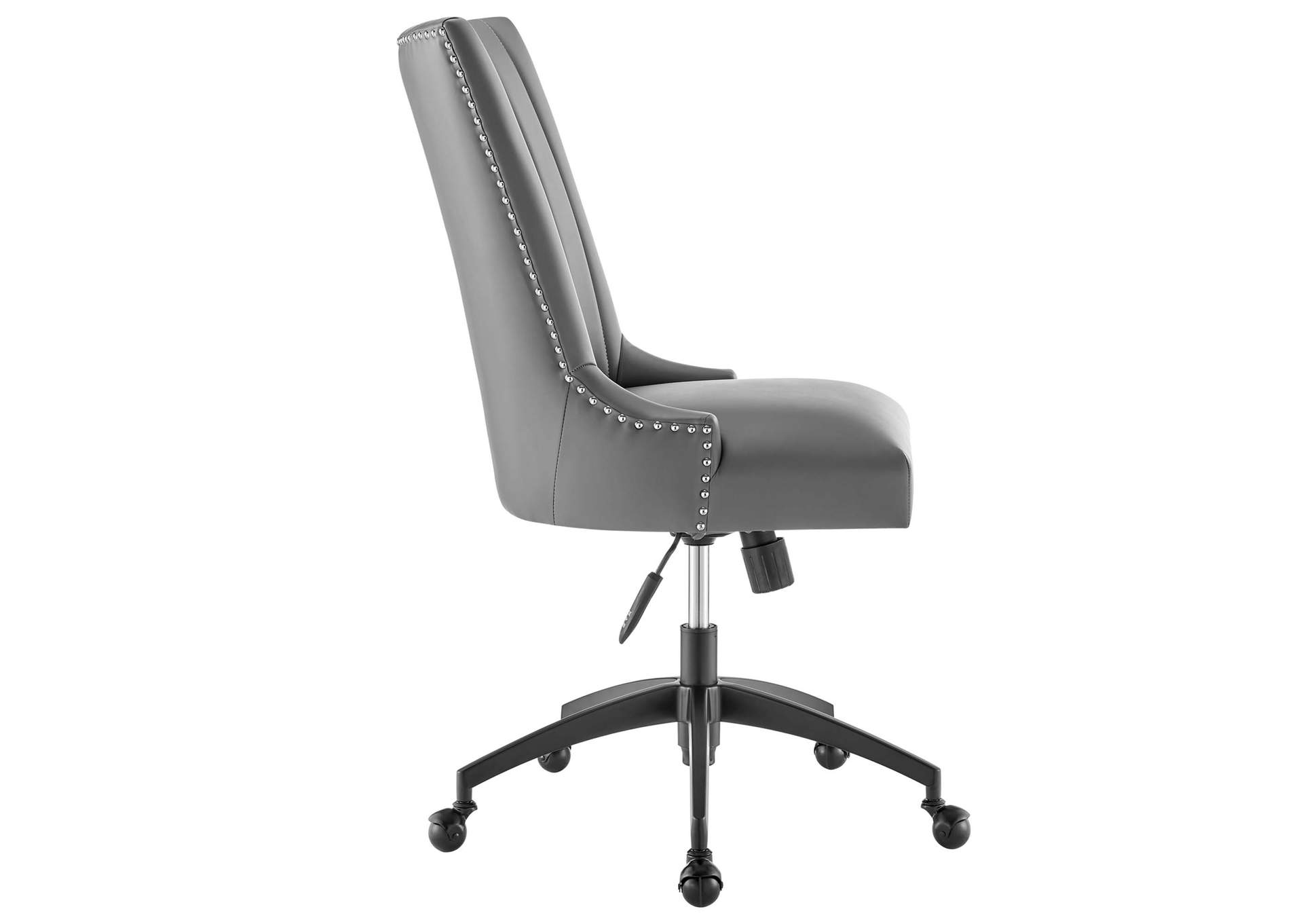 Empower Channel Tufted Vegan Leather Office Chair,Modway