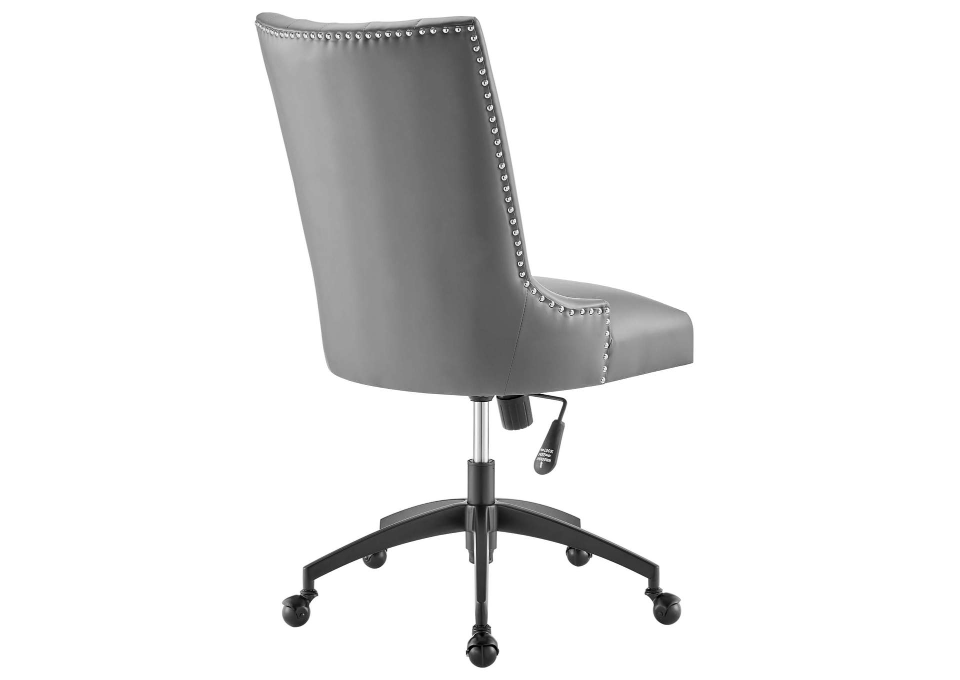 Empower Channel Tufted Vegan Leather Office Chair,Modway