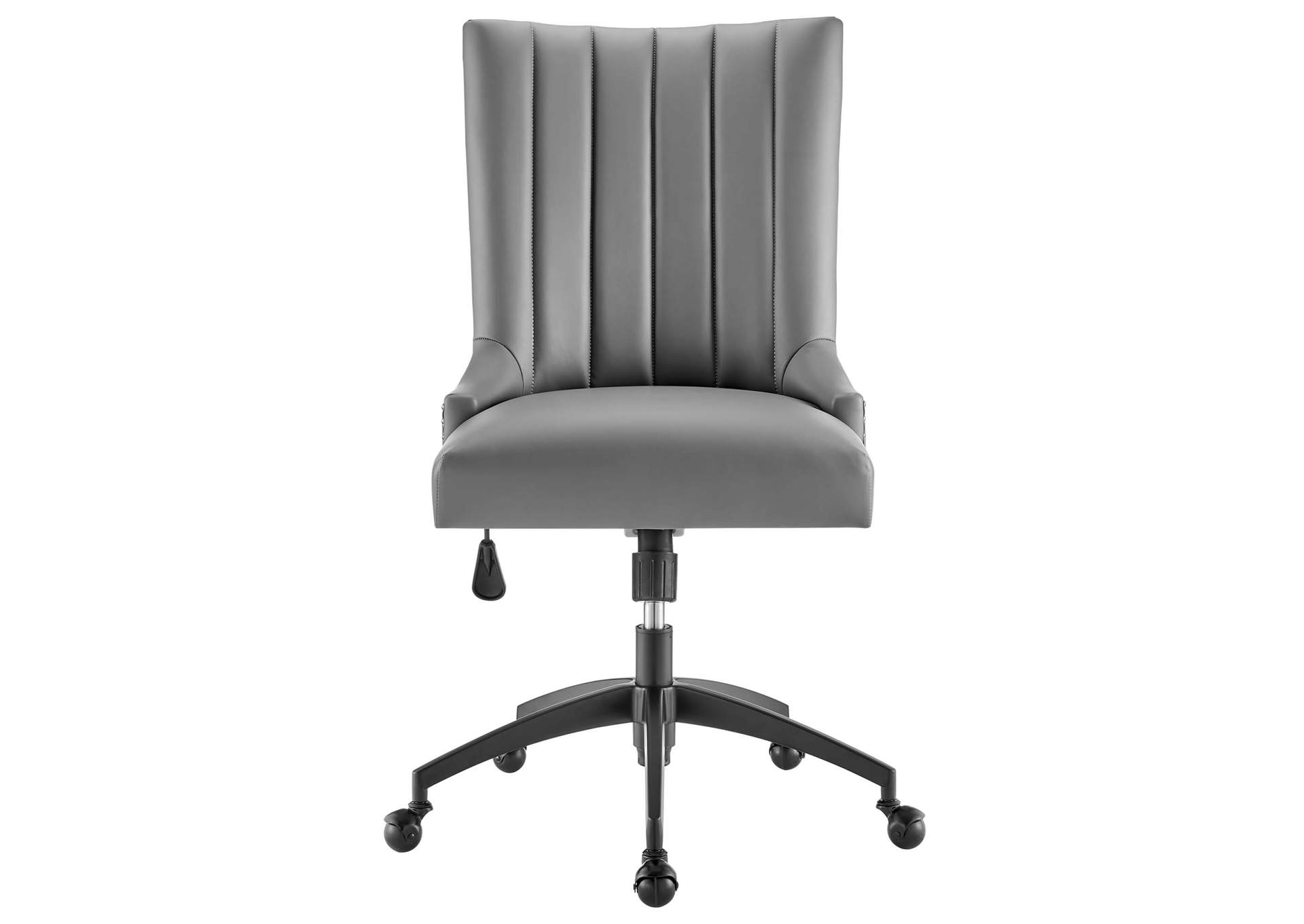 Empower Channel Tufted Vegan Leather Office Chair,Modway