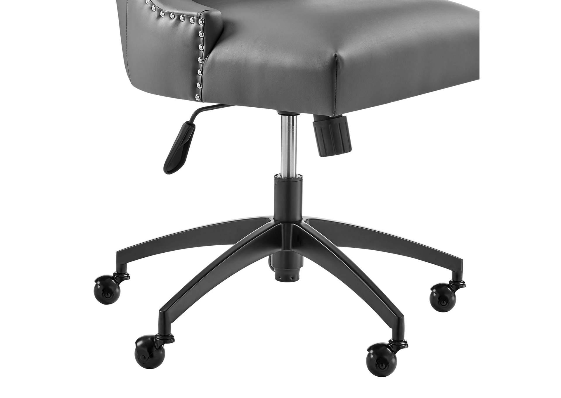 Empower Channel Tufted Vegan Leather Office Chair,Modway