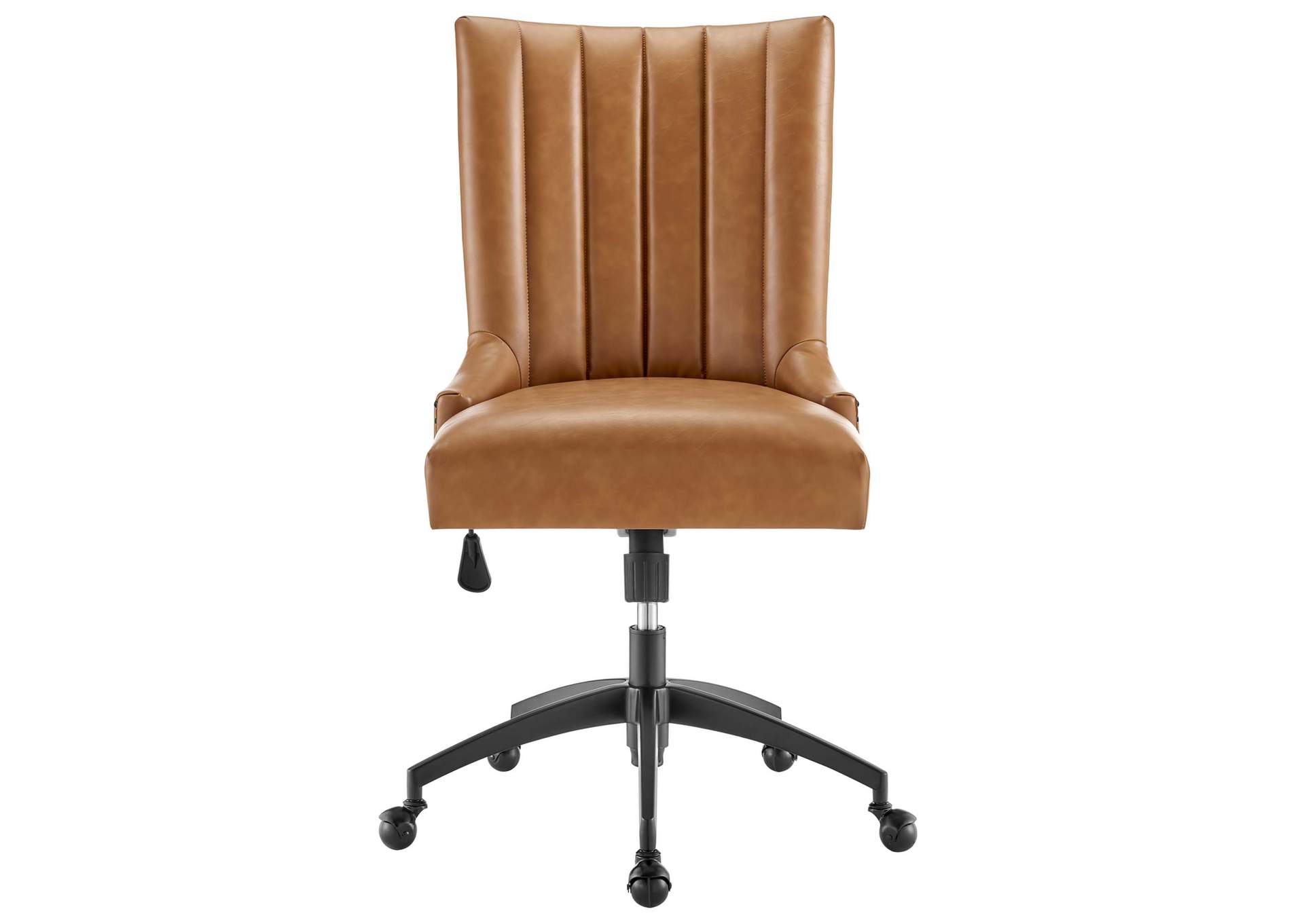 Empower Channel Tufted Vegan Leather Office Chair,Modway