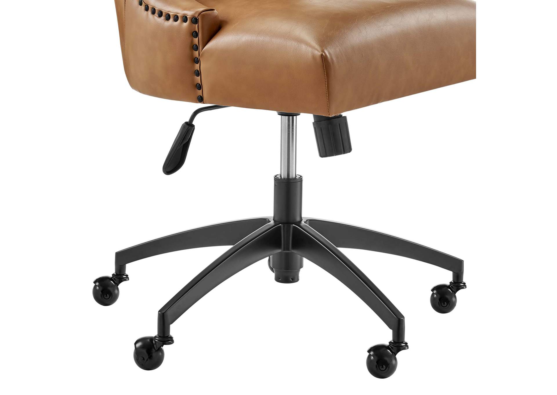 Empower Channel Tufted Vegan Leather Office Chair,Modway