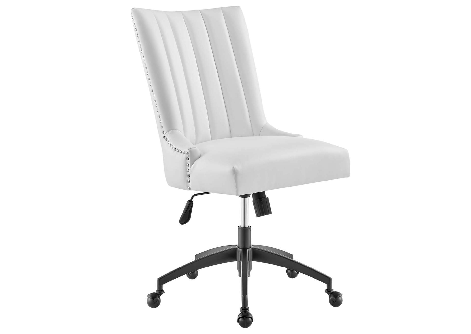 Empower Channel Tufted Vegan Leather Office Chair,Modway