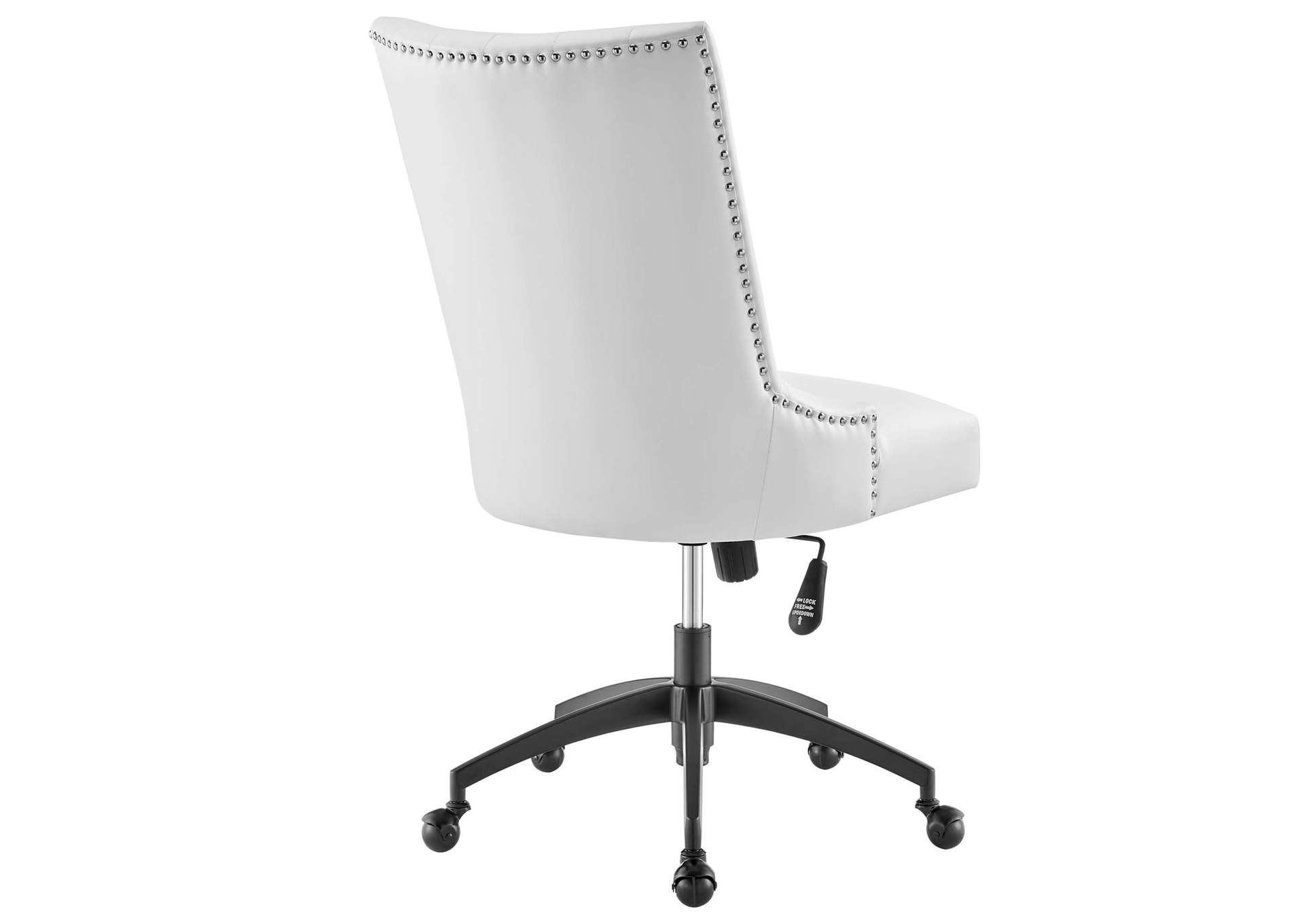 Empower Channel Tufted Vegan Leather Office Chair,Modway