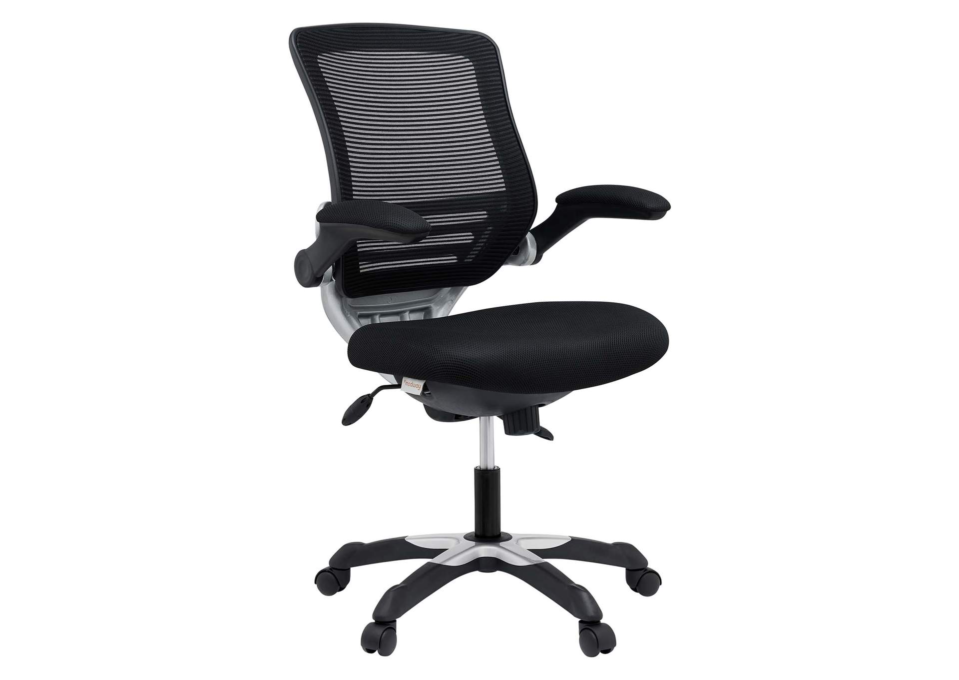 Black Edge Mesh Office Chair,Modway