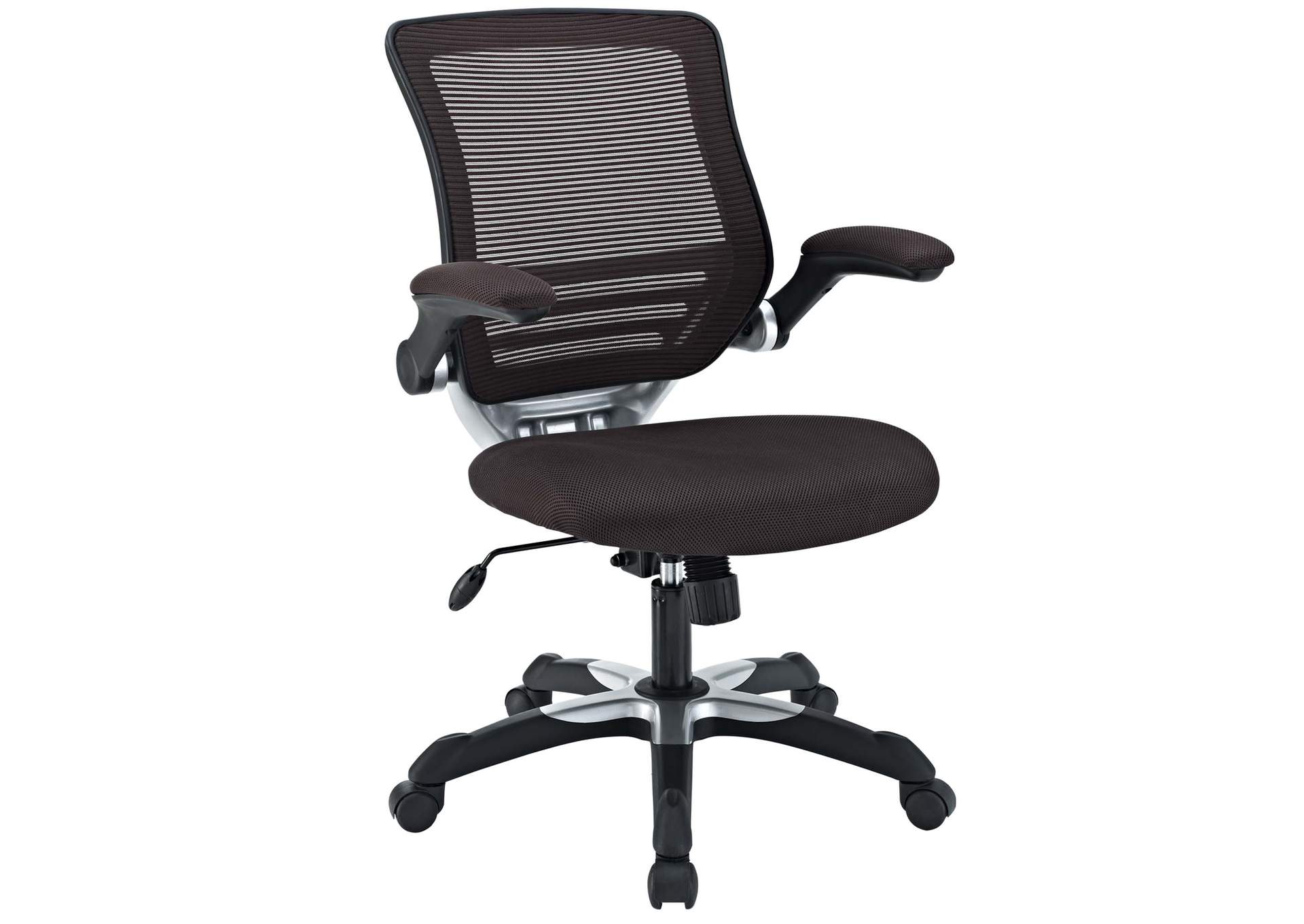 Brown Edge Mesh Office Chair,Modway