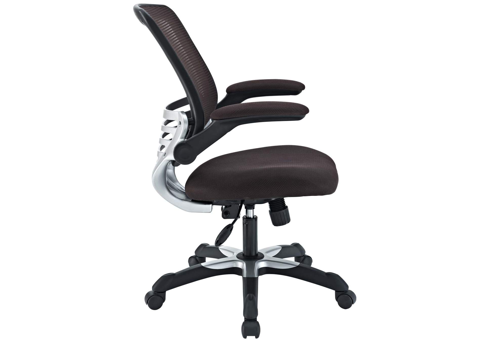 Brown Edge Mesh Office Chair,Modway