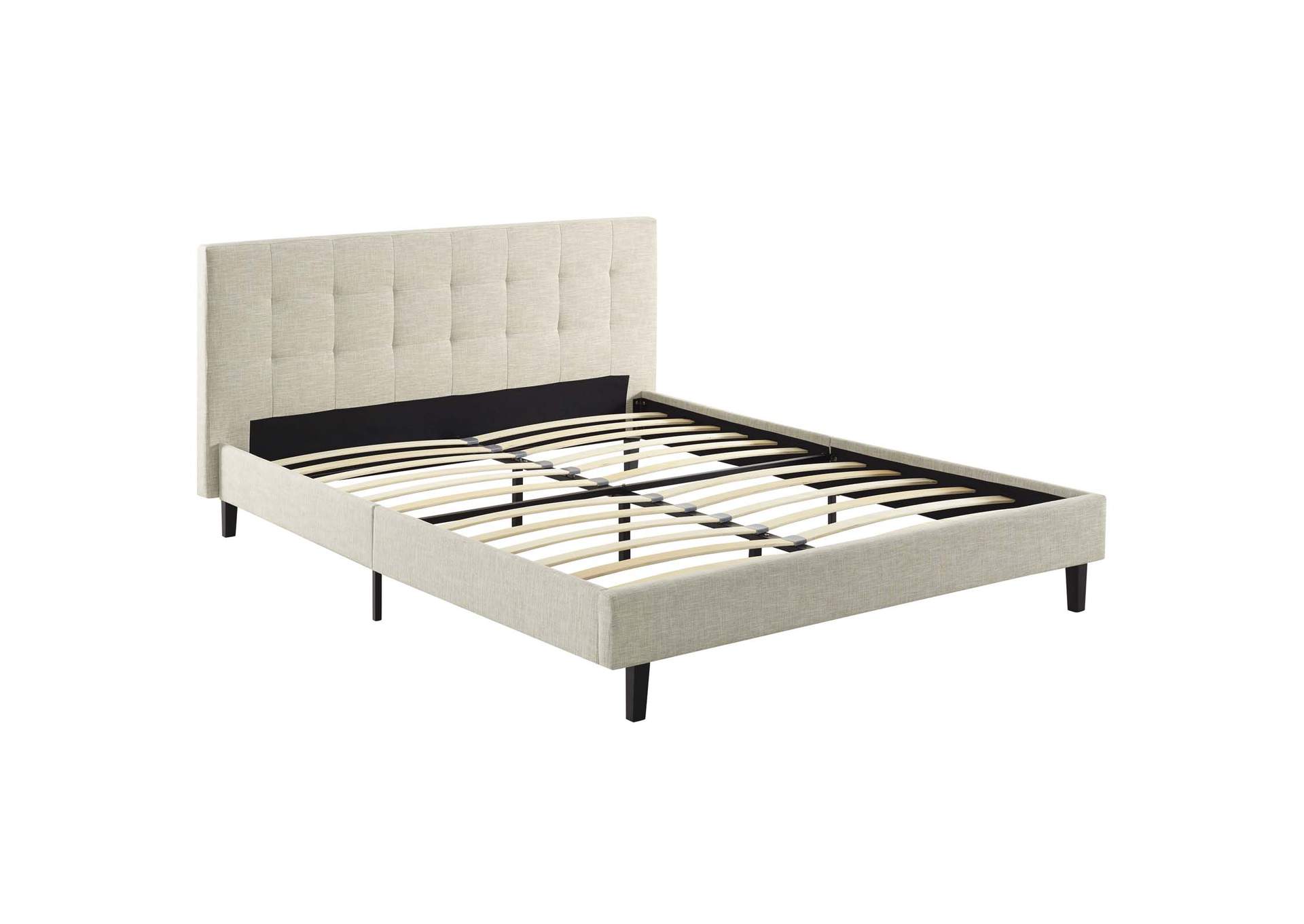 Beige Linnea Full Bed,Modway