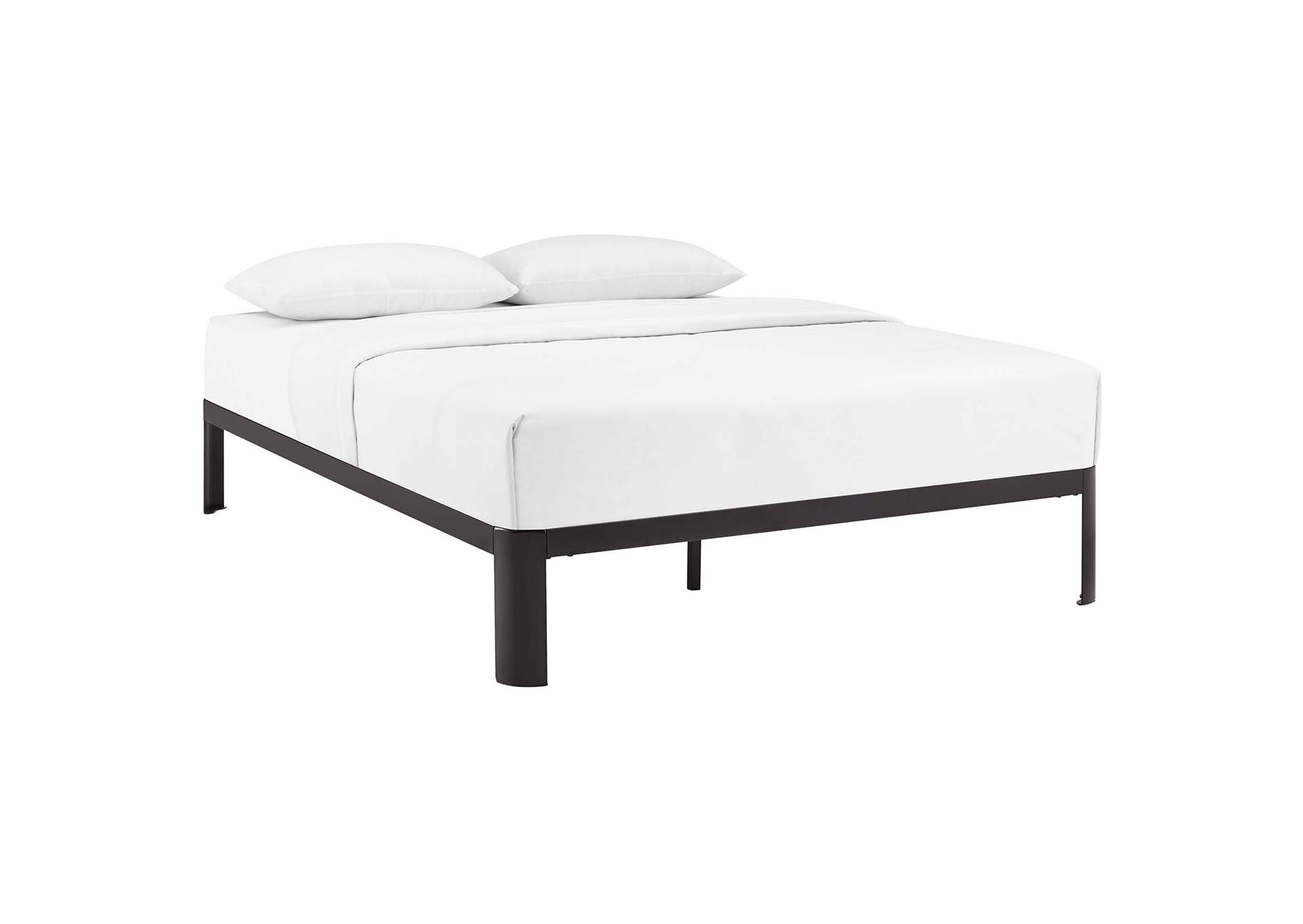 Brown Corinne Full Bed Frame,Modway