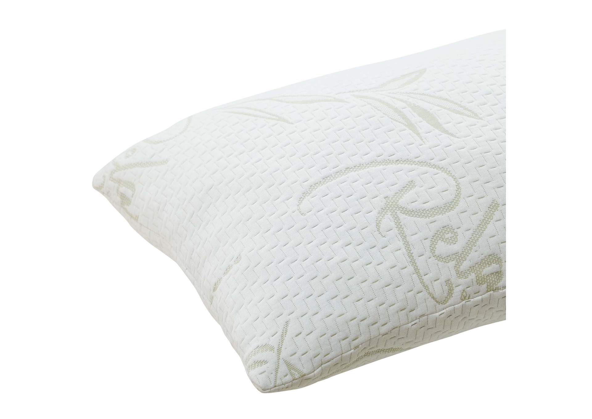 White Relax Standard/Queen Size Pillow,Modway