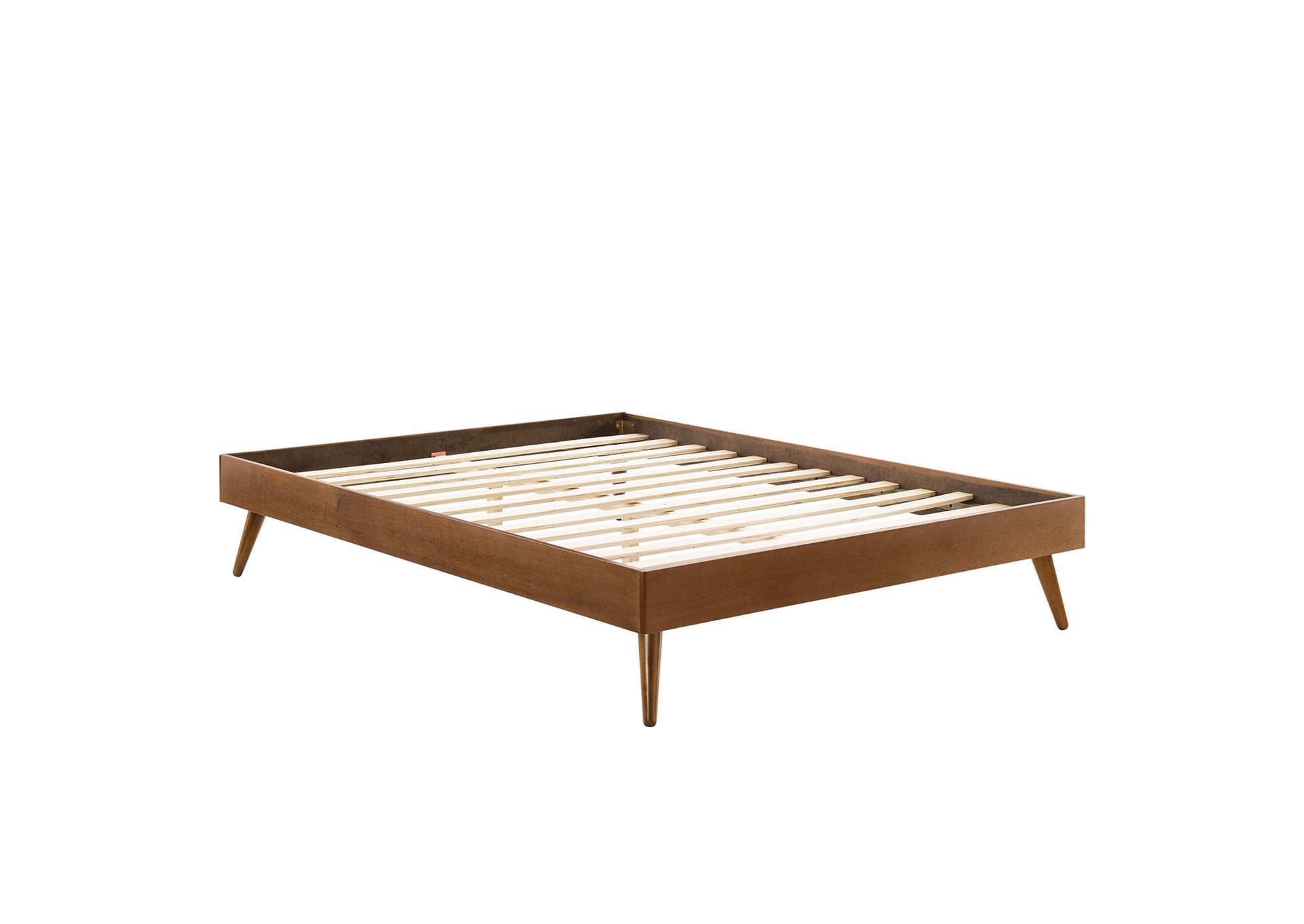 Walnut Margo Full Wood Platform Bed Frame,Modway