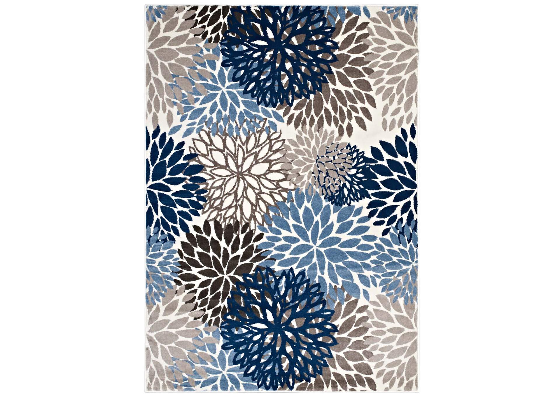 Calithea Vintage Classic Abstract Floral 4x6 Area Rug,Modway