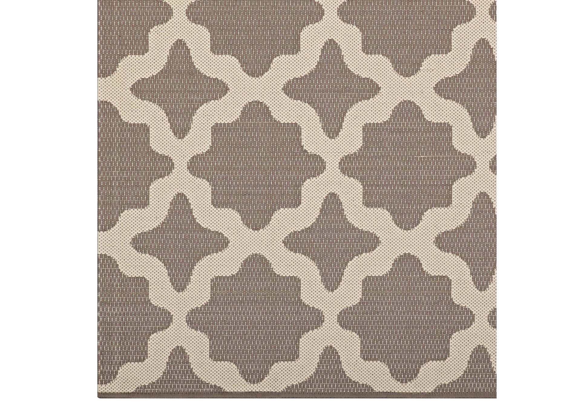 Cerelia Moroccan Trellis 9x12 Indoor and Outdoor Area Rug,Modway