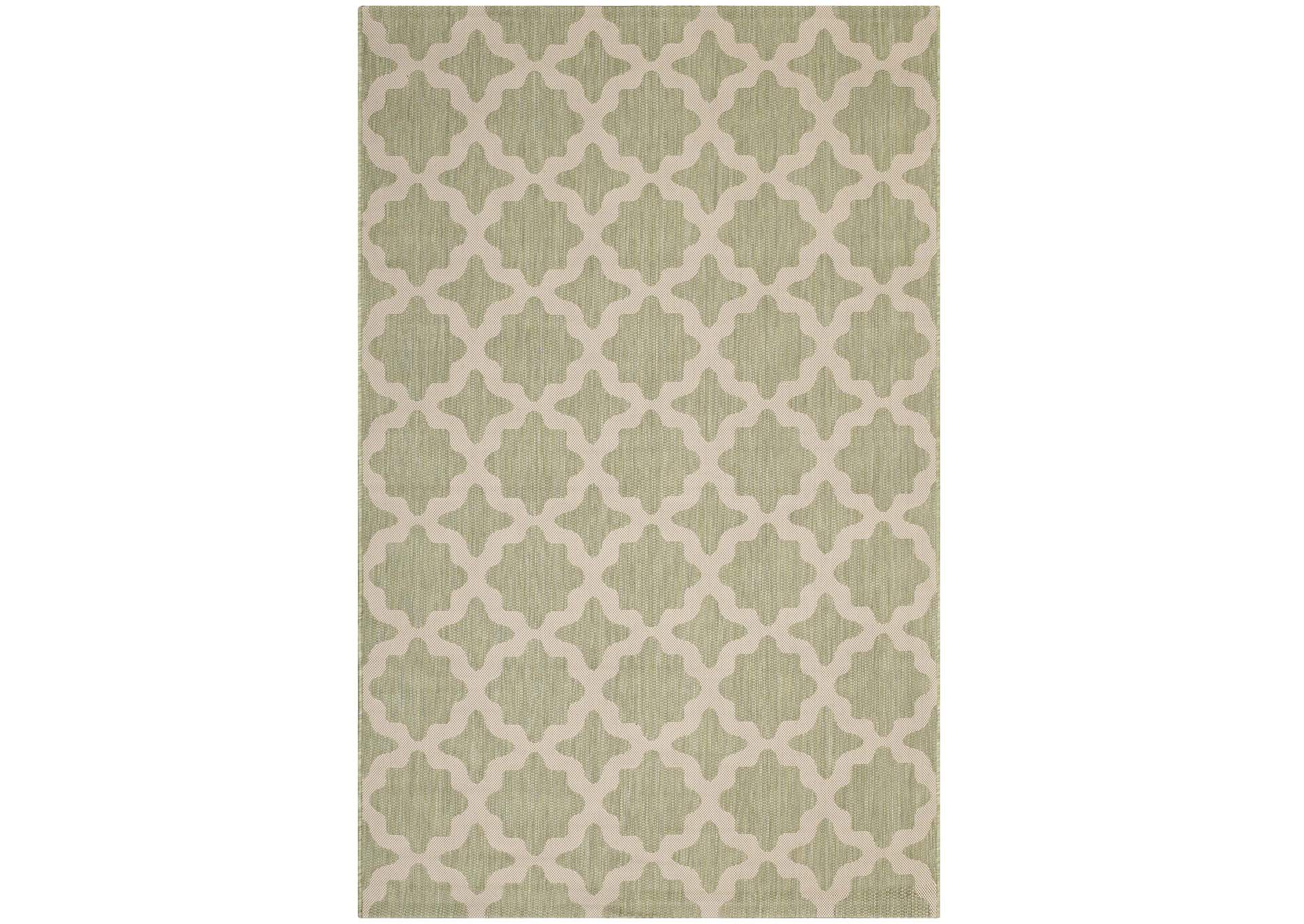 Cerelia Moroccan Trellis 4x6 Indoor and Outdoor Area Rug,Modway