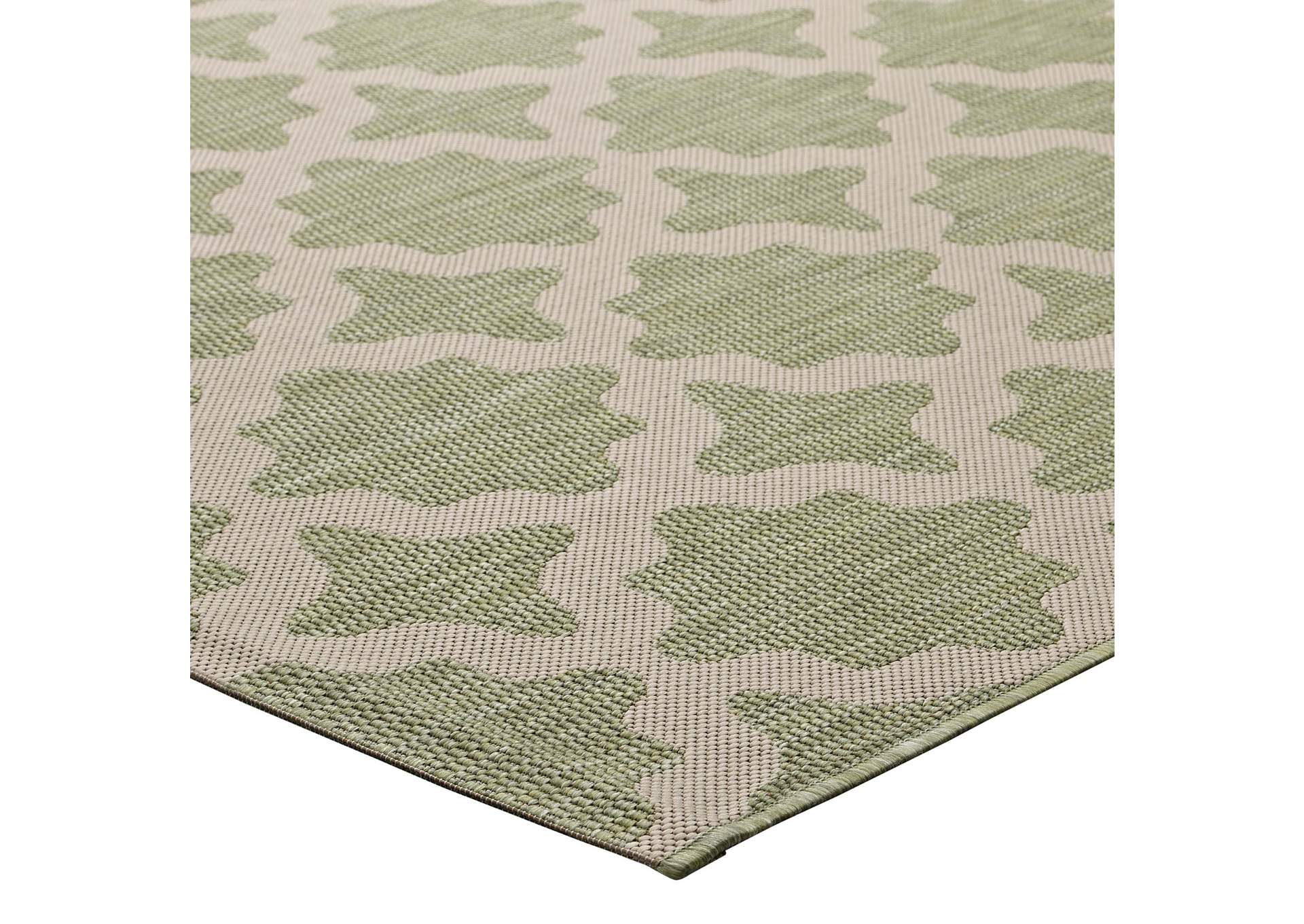 Cerelia Moroccan Trellis 4x6 Indoor and Outdoor Area Rug,Modway