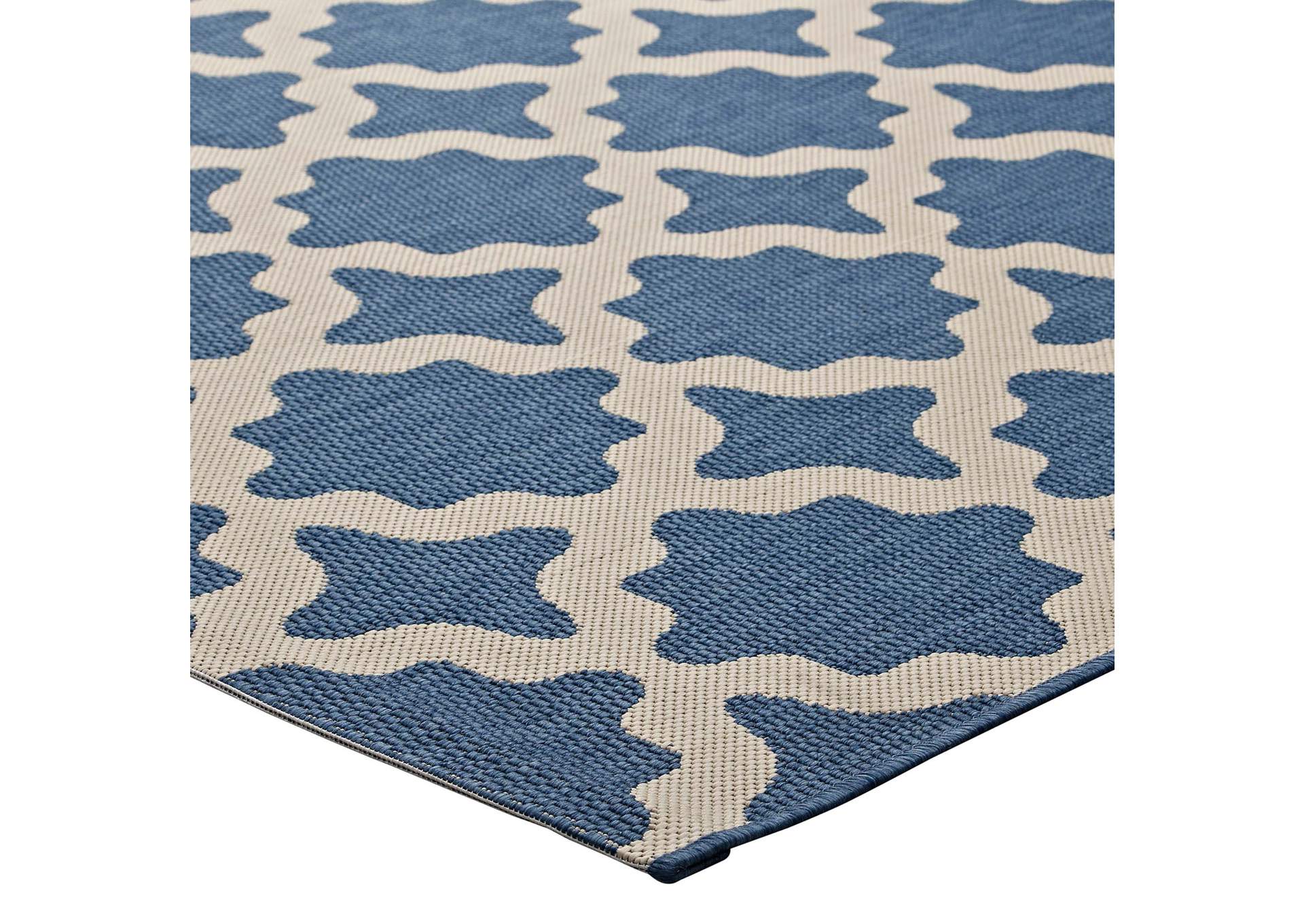 Cerelia Moroccan Trellis 9x12 Indoor and Outdoor Area Rug,Modway