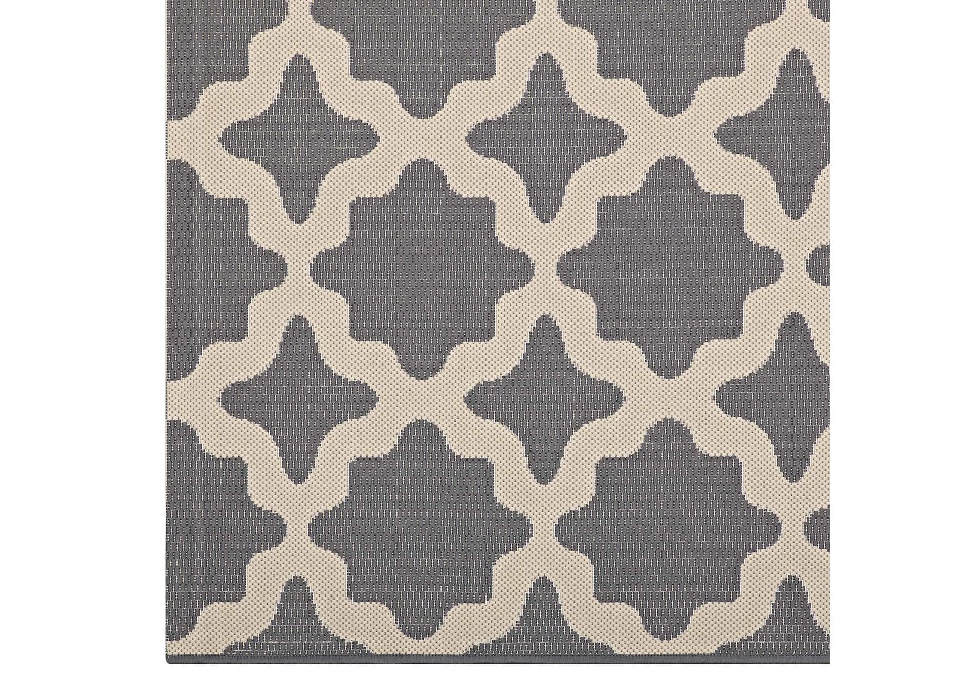 Cerelia Moroccan Trellis 4x6 Indoor and Outdoor Area Rug,Modway