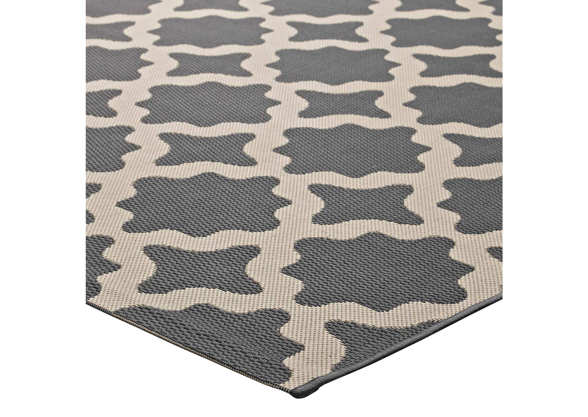 Cerelia Moroccan Trellis 4x6 Indoor and Outdoor Area Rug,Modway