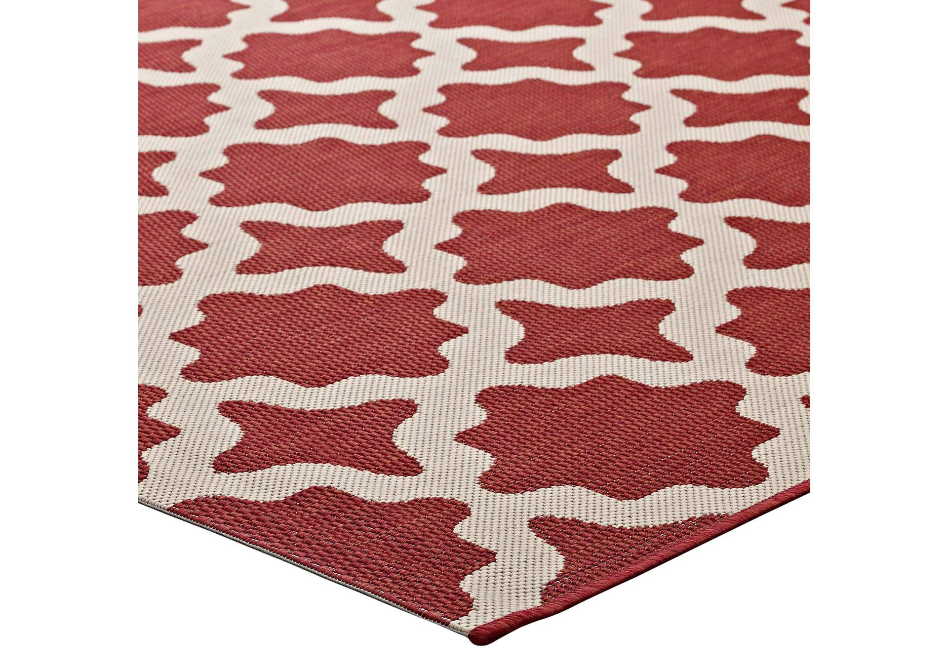 Cerelia Moroccan Trellis 4x6 Indoor and Outdoor Area Rug,Modway