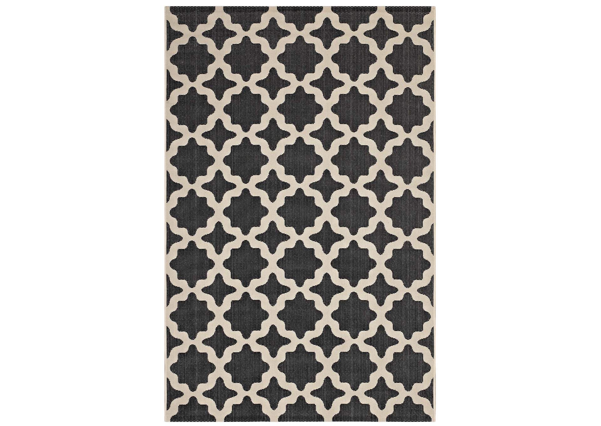 Cerelia Moroccan Trellis 4x6 Indoor and Outdoor Area Rug,Modway