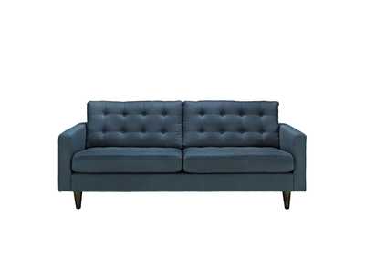Azure Empress Upholstered Fabric Sofa