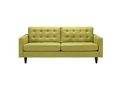 Wheatgrass Empress Upholstered Fabric Sofa