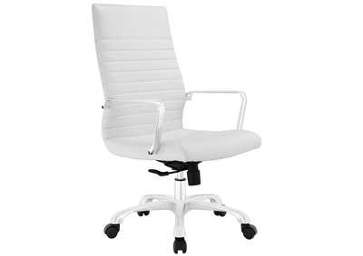 White Finesse Highback Office Chair
