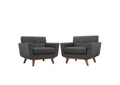 Image for Gray Engage Arm Chair Wood [Set of 2]