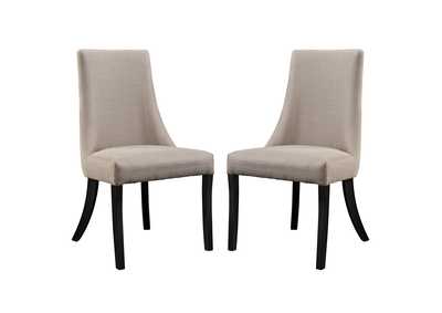 Beige Reverie Dining Side Chair [Set of 2]