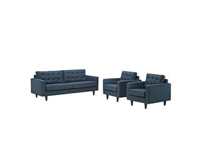 Image for Azure Empress Sofa and Armchairs [Set of 3]