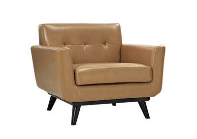 Image for Tan Engage Bonded Leather Arm Chair