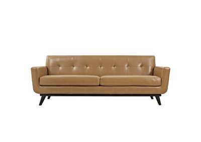 Image for Tan Engage Bonded Leather Sofa