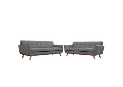 Image for Expectation Gray Engage Loveseat and Sofa [Set of 2]