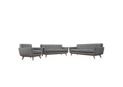 Image for Expectation Gray Engage Sofa Loveseat and Armchair [Set of 3]